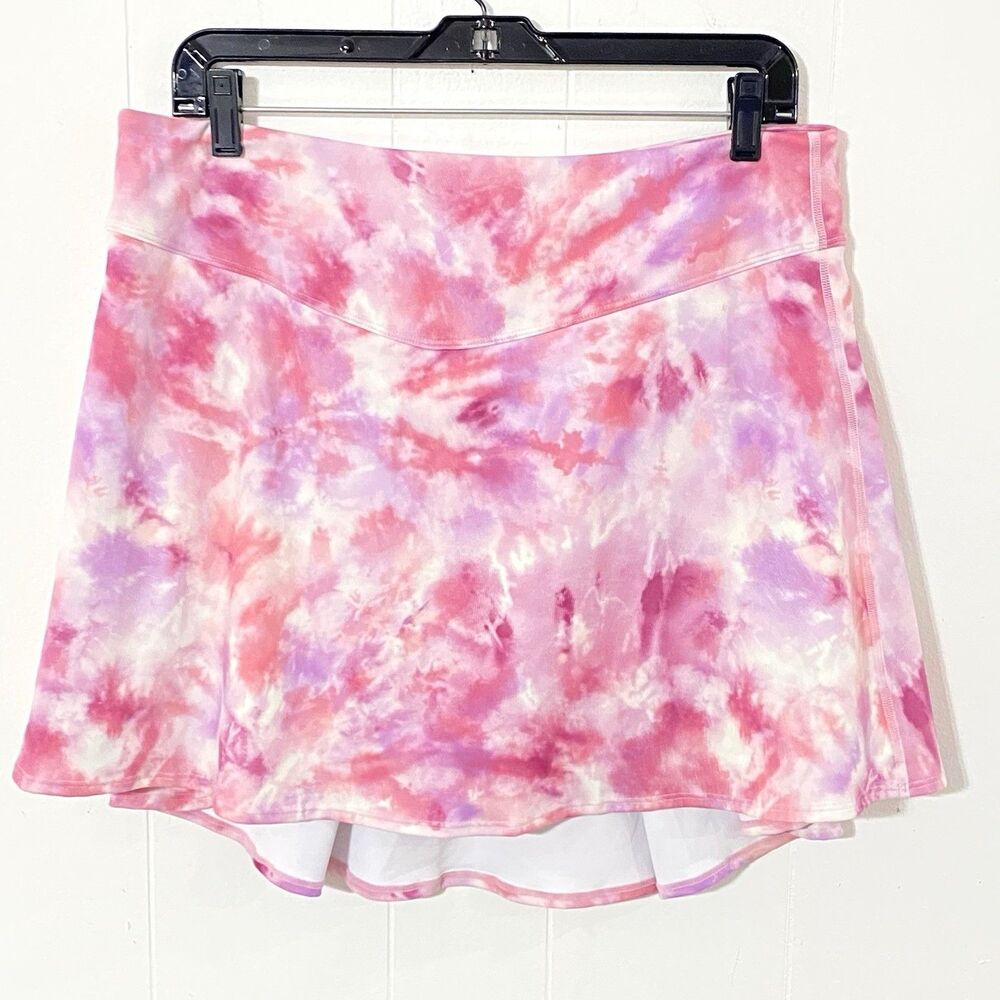 Birdie & Ace Women's XL The Everyday Tour Skort TIE DYE Pink Purple White SKORT